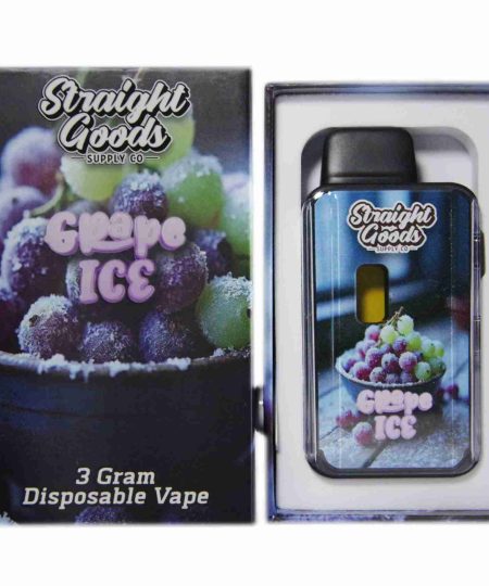 Straight Goods - Disposable Vape 3 Grams - Grape Ice (Hybrid)