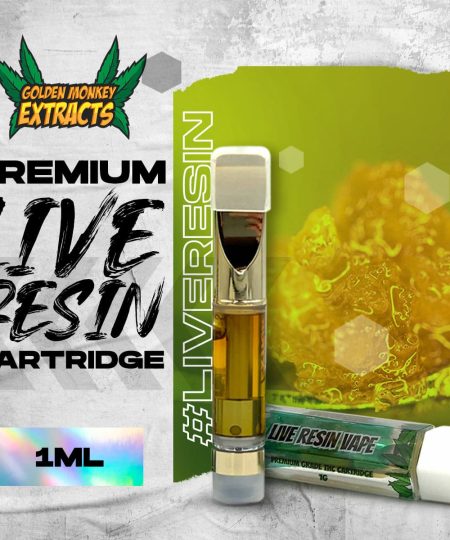 Golden Monkey Extracts – Premium Live Resin Cartridge - 1 mL