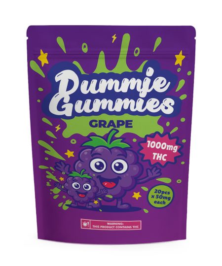Dummie Gummies – Grape 1000mg THC Gummies