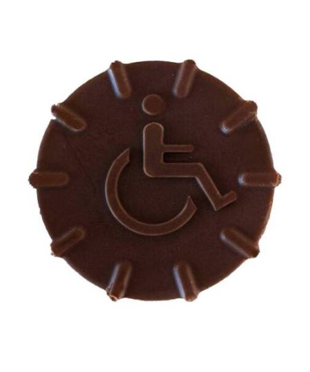 Alternative view of Atomic Wheelchair - THC Milk Chocolate Puck 500mg