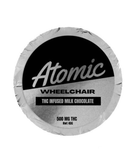 Atomic Wheelchair - THC Milk Chocolate Puck 500mg