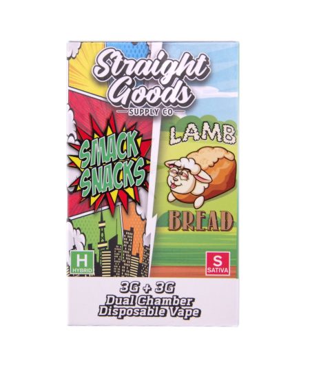 Alternative view of Straight Goods Supply Co. – Dual Chamber Disposable Vape (3+3 Grams)