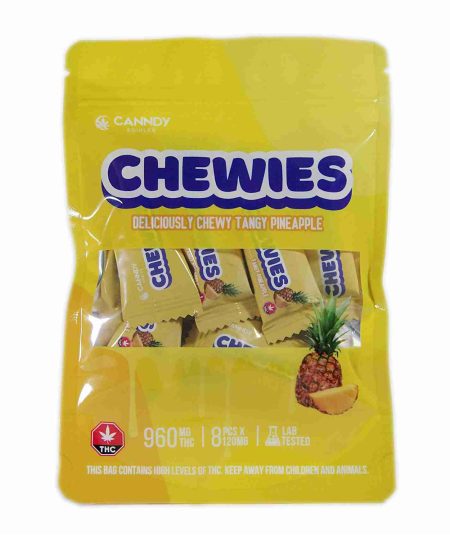 Canndy Edibles – Chewies | Pineapple 960mg THC