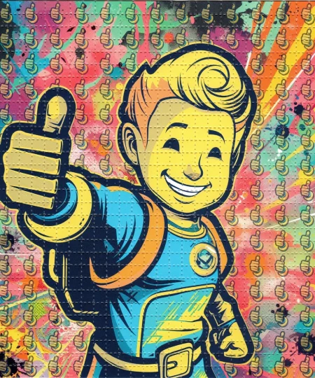 LSD Tabs - 100ug Fallout Vault Boy