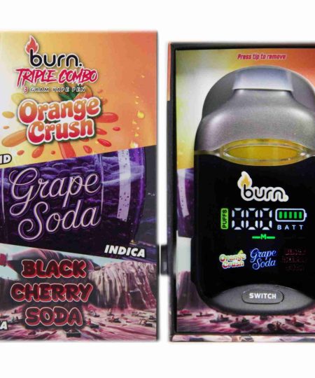Burn Triple Combo – Disposable Vape – 3 Gram