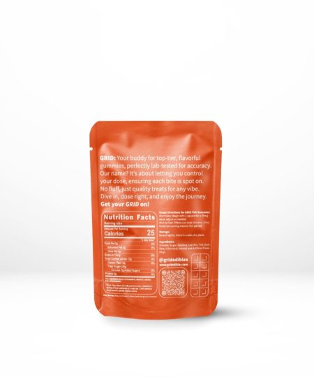 Alternative view of GRID – 500mg THC Gummy – Root Beer