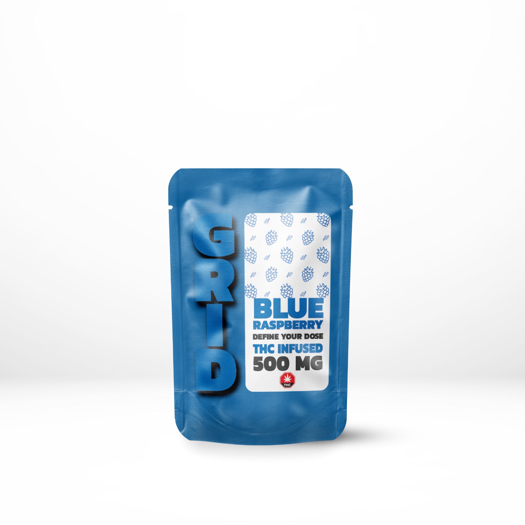 GRID – 500mg THC Gummy – Blue Raspberry - Image 2