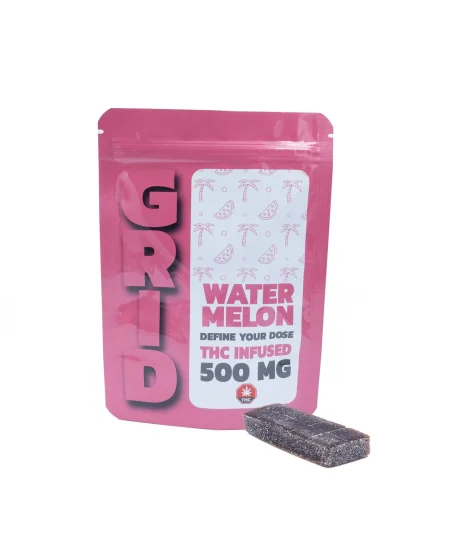 GRID – 500mg THC Gummy – Watermelon