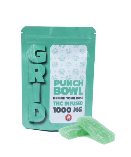 GRID – 1000mg THC Gummy – Punch Bowl
