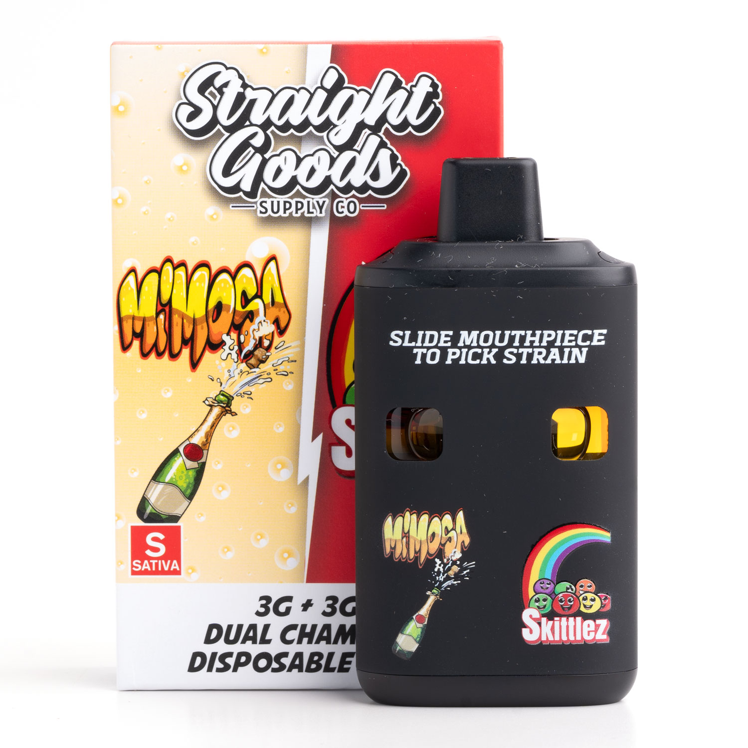 Straight Goods Supply Co. – Dual Chamber Disposable Vape (3+3 Grams) - Image 2