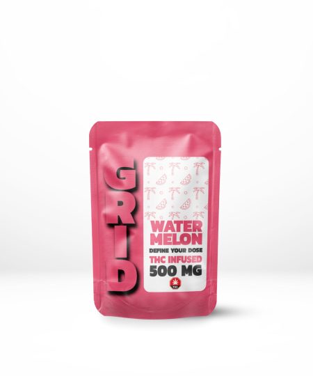Alternative view of GRID – 500mg THC Gummy – Watermelon