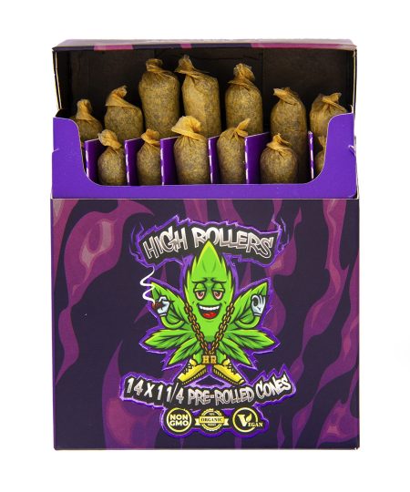 Alternative view of High Rollers Premium Craft Pre-Rolls - Indica