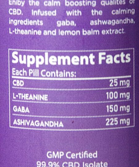 Alternative view of SleeBD - Calm Capsules 600mg CBD