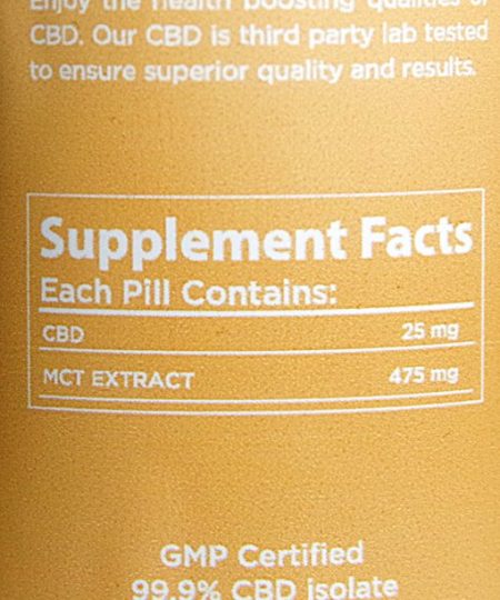 Alternative view of SleeBD - Pure Capsules 750mg CBD